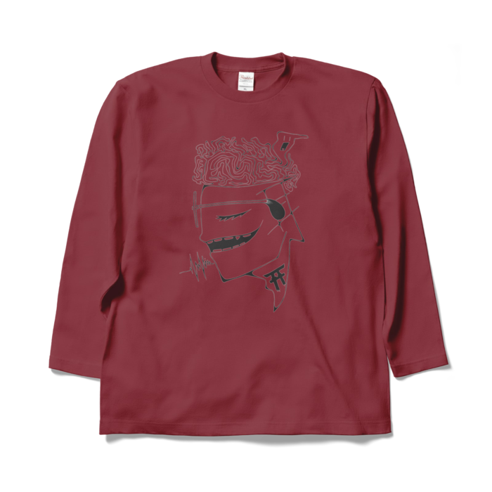 ロングスリーブTシャツ - XL - バーガンディ