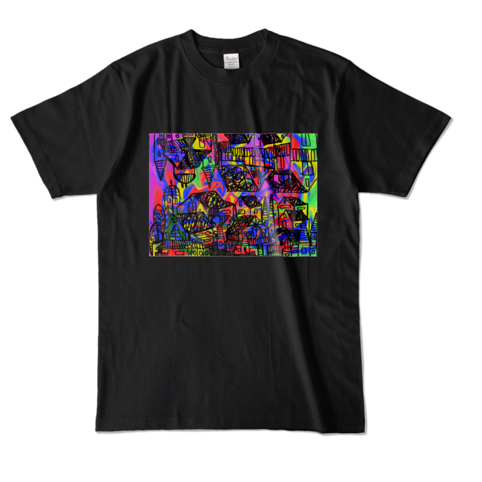 カラーTシャツ - L - ブラック (濃色)