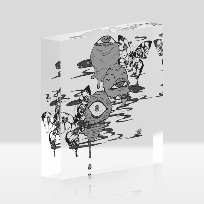 アクリルブロック - 100x100mm