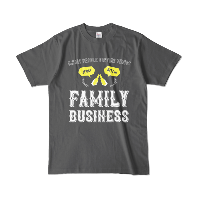 カラーTシャツ - L - チャコール (濃色)