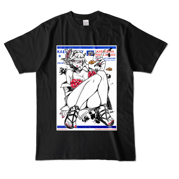 カラーTシャツ - L - ブラック （濃色）