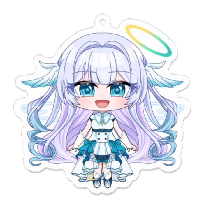 アクリルキーホルダー（コーティング） - 70 x 70 (mm)