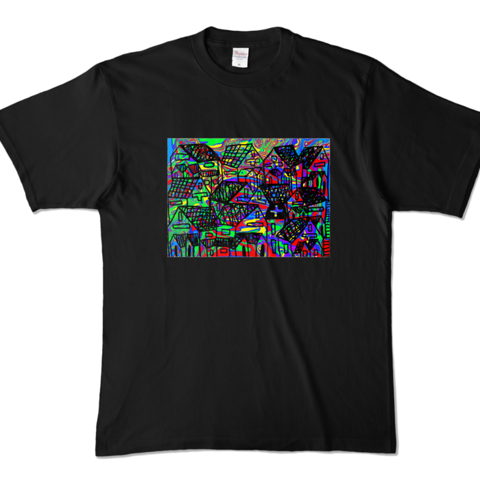 カラーTシャツ - XL - ブラック (濃色)