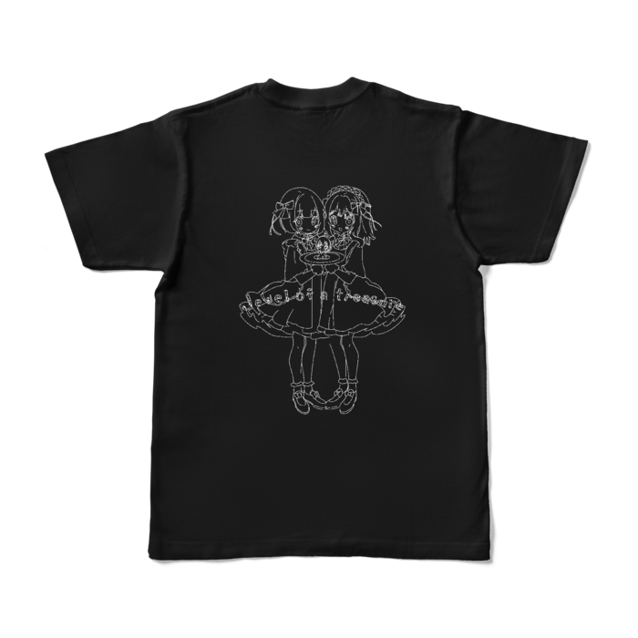 デザインTシャツ - S - ブラック (濃色)