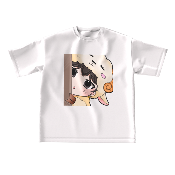 ビッグシルエットTシャツ - L - 両面