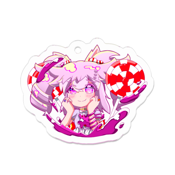 アクリルキーホルダー - 50 x 50 (mm)