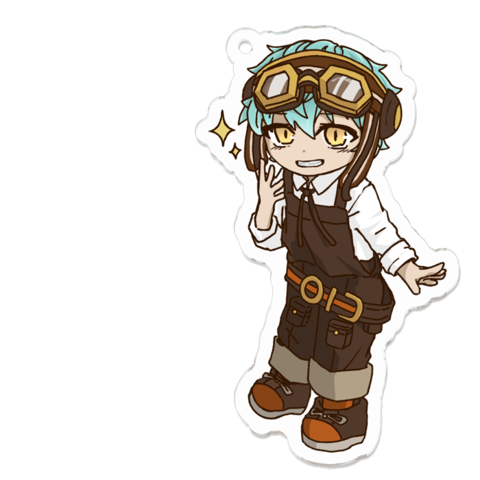 アクリルキーホルダー - 70 x 70 (mm)