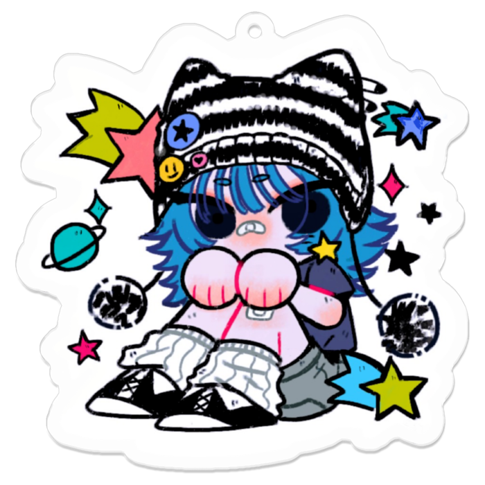 アクリルキーホルダー - 70 x 70 (mm)