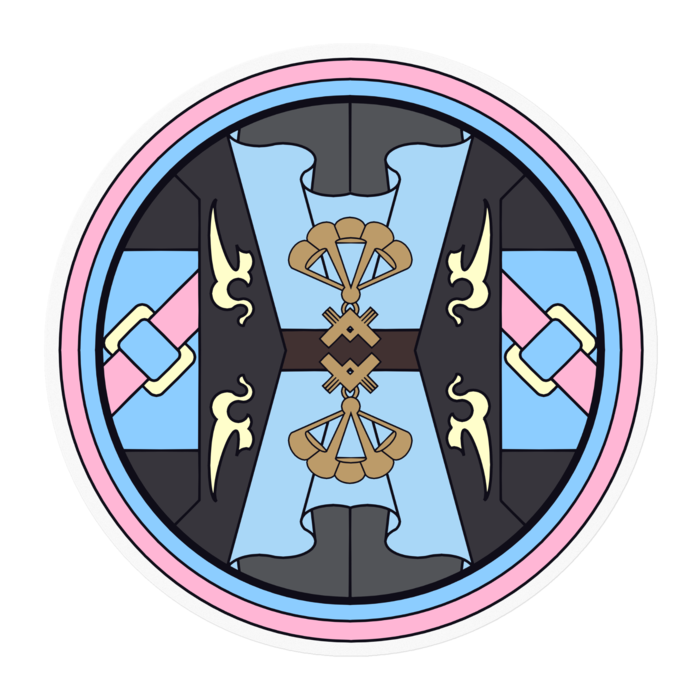 ステッカー - 100 x 100 (mm)