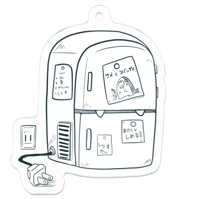 アクリルキーホルダー - 50 x 50 (mm)