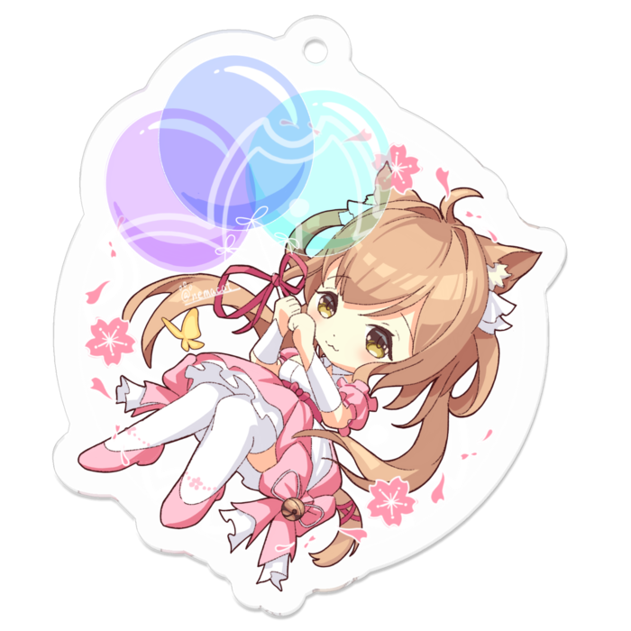 アクリルキーホルダー - 50 x 50 (mm)