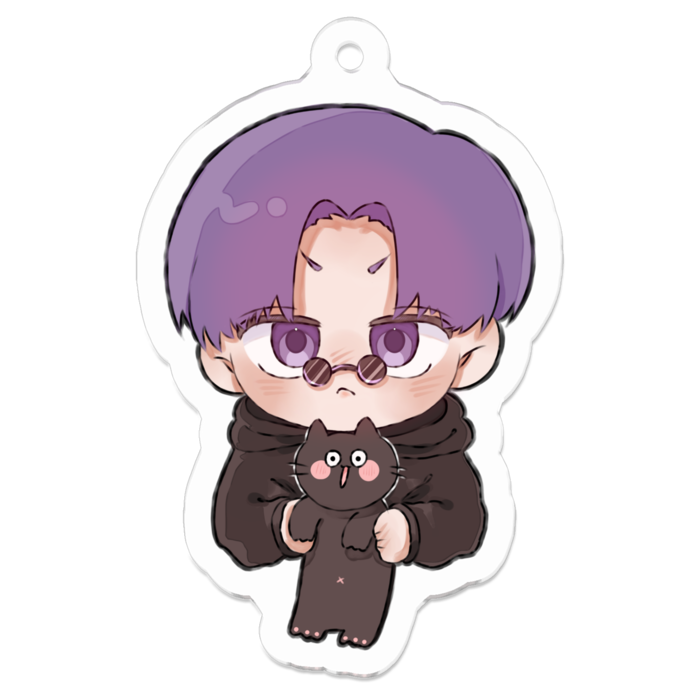 アクリルキーホルダー - 50 x 50 (mm)