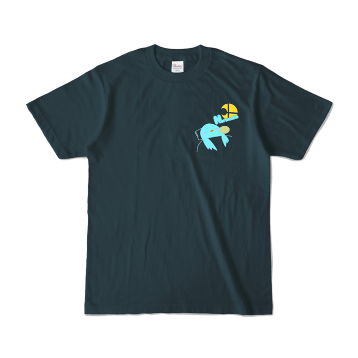 カラーTシャツ - S - デニム (濃色)