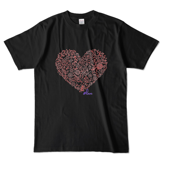 カラーTシャツ - L - ブラック (濃色)