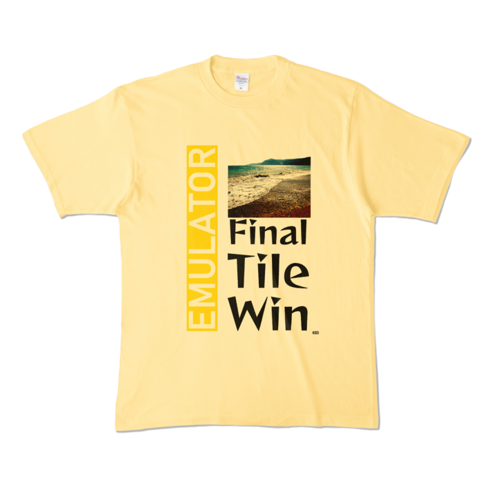 カラーTシャツ - XL - ライトイエロー (淡色)