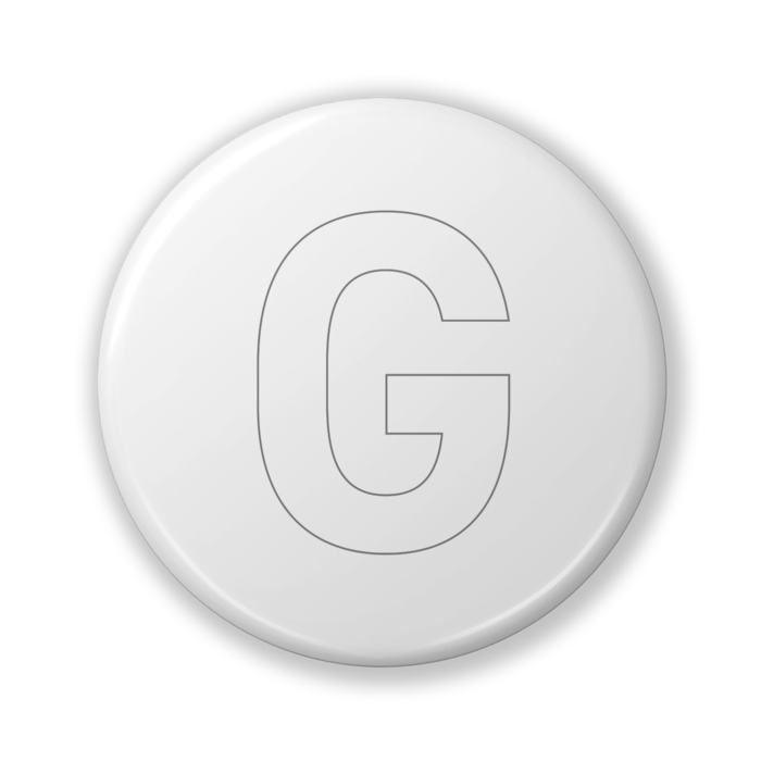 【G(ジー)】〈ホワイト〉缶バッジ- 32mm