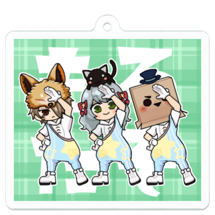 アクリルキーホルダー - 50 x 50 (mm)(48)