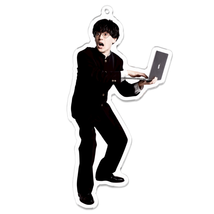 アクリルキーホルダー（コーティング） - 100 x 100 (mm)