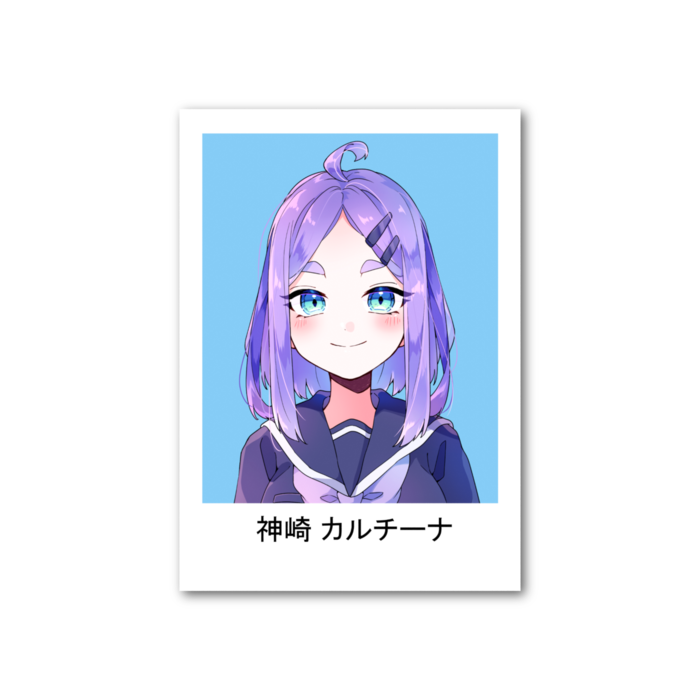 フォト風カード - 縦 - 片面