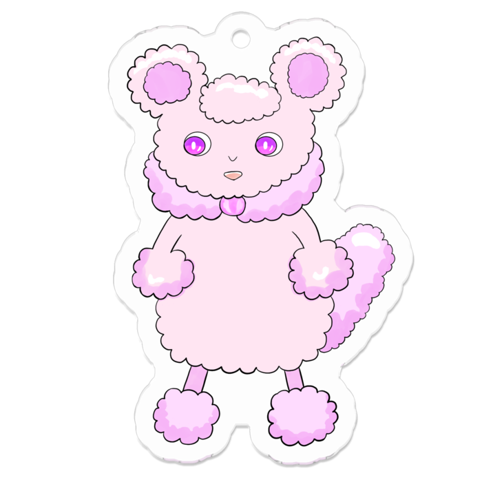 アクリルキーホルダー - 50 x 50 (mm)
