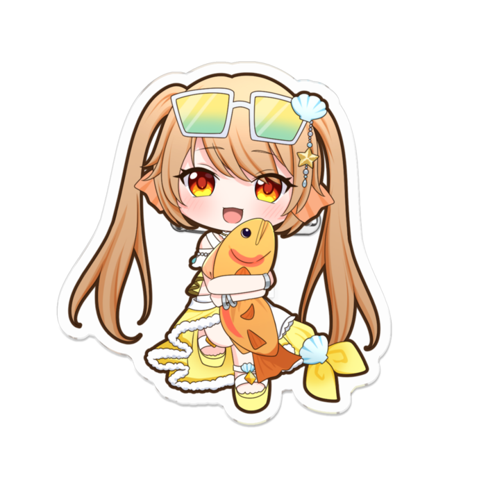 アクリルバッジ - 70 x 70 (mm)