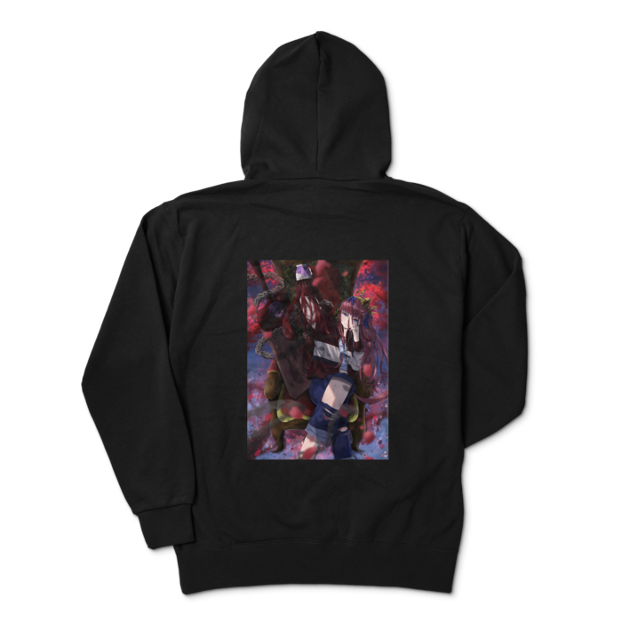 ジップパーカー - XL - ブラック