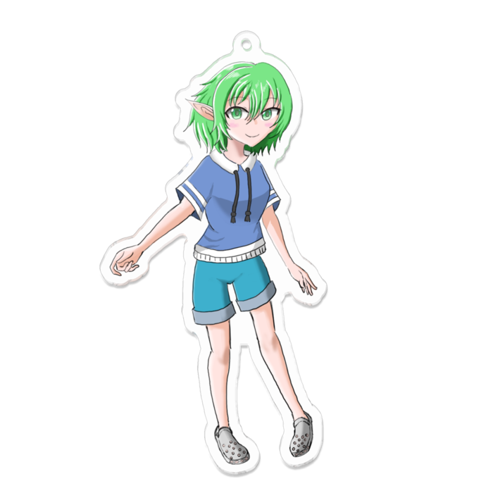 アクリルキーホルダー - 100 x 100 (mm)