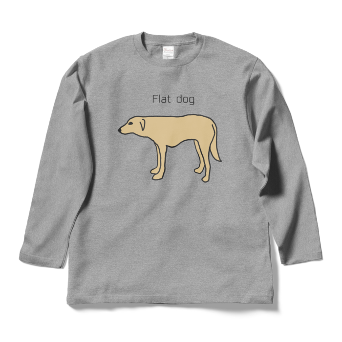 ロングスリーブTシャツ - L - 杢グレー