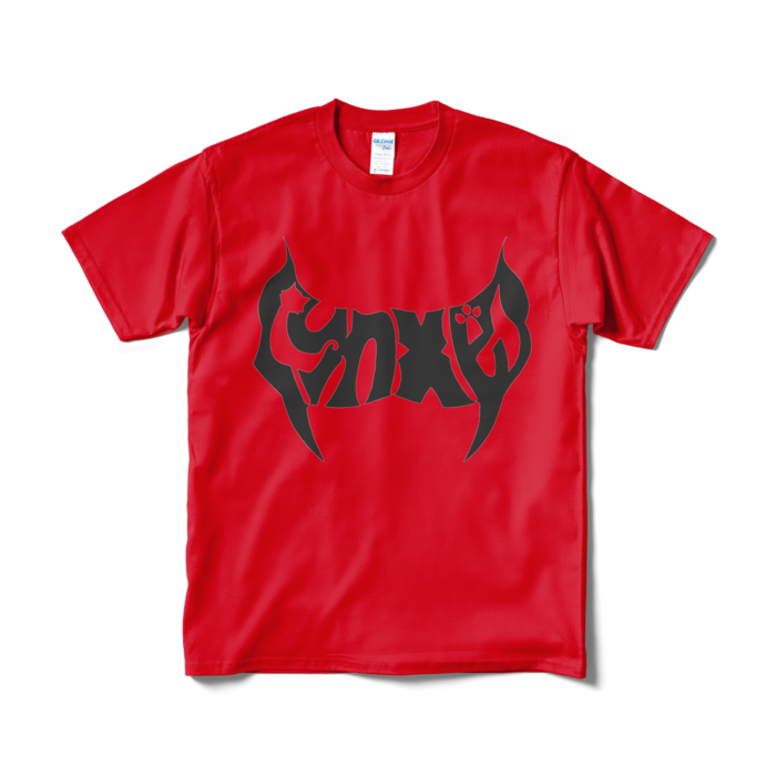 - M - レッド（黒文字）