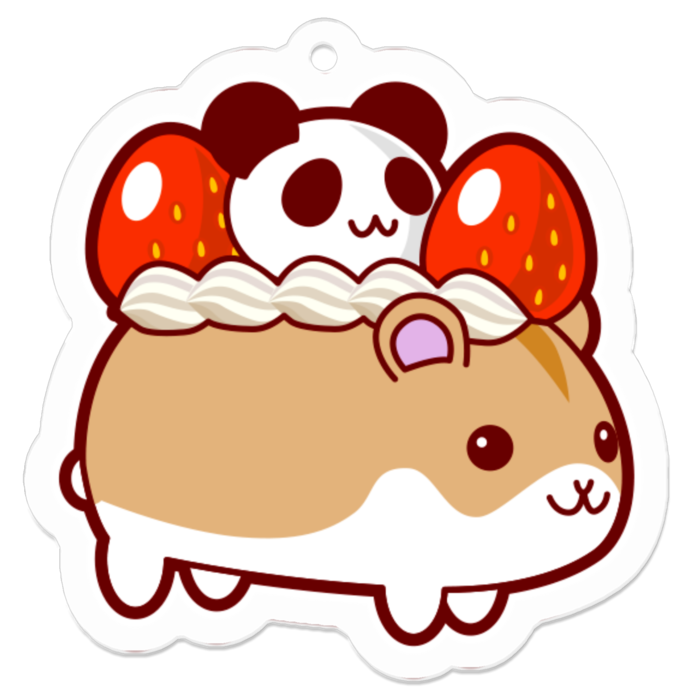 アクリルキーホルダー - 50 x 50 (mm)