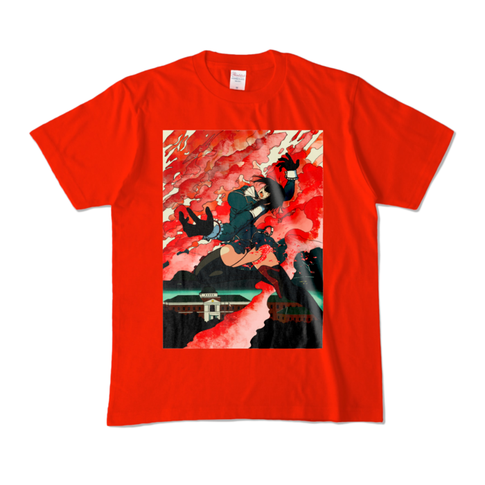 カラーTシャツ - M - レッド (濃色)