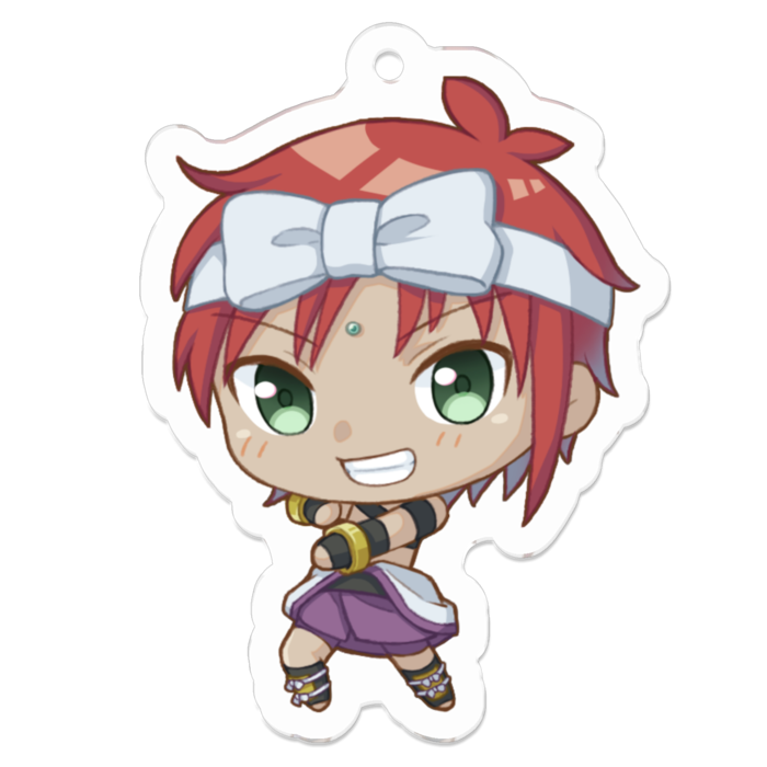 アクリルキーホルダー（コーティング） - 50 x 50 (mm)