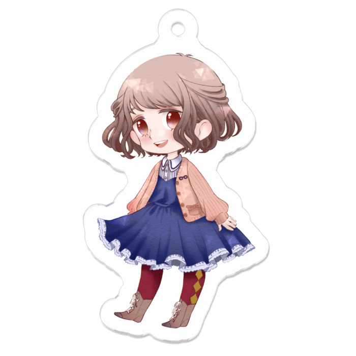 アクリルキーホルダー - 50 x 50 (mm)