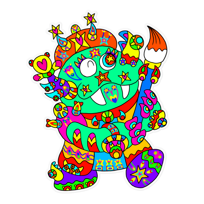 ステッカー - 160 x 160 (mm)(1)