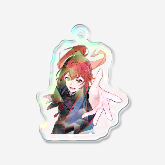 ホログラムアクリルキーホルダー - 50 × 50mm