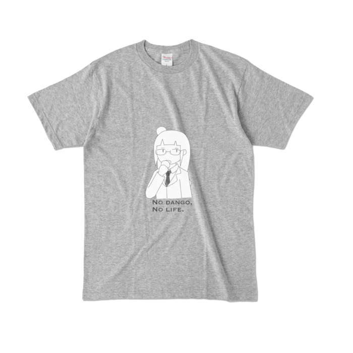 カラーTシャツ - L - 杢グレー (濃色)