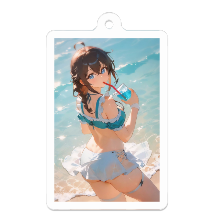 アクリルキーホルダー - 50 x 50 (mm)