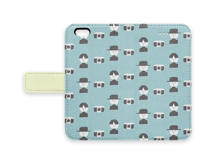 手帳型iPhoneケース - iPhone6 - ストラップ穴 なし