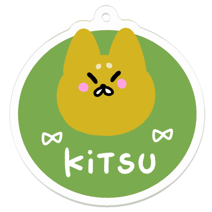 アクリルキーホルダー - 50 x 50 (mm)