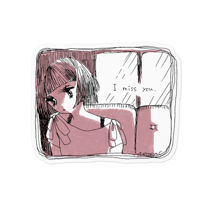 ステッカー - 100 x 100 (mm)