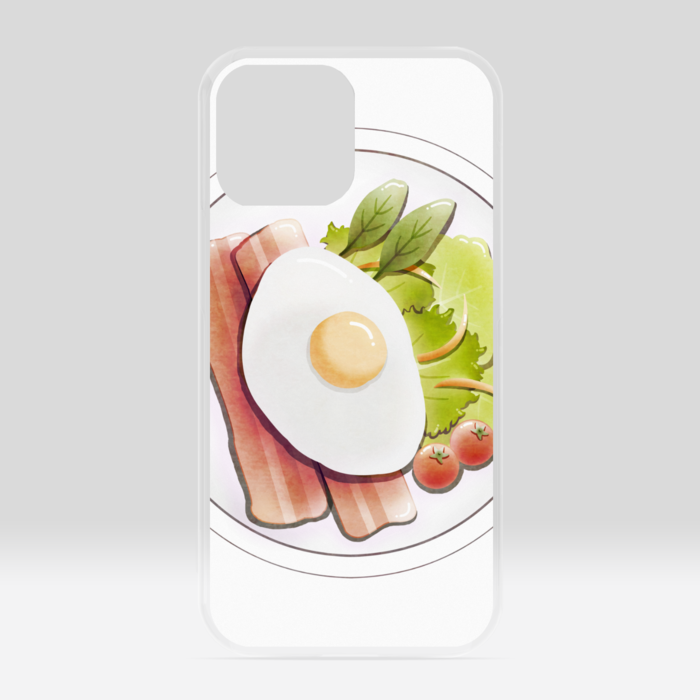 クリアiPhoneケース 白色 iPhone 13ProMax