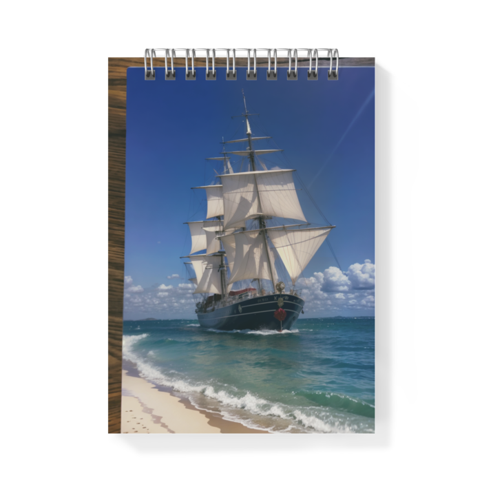 メモ帳 - A6 - 両面『海』