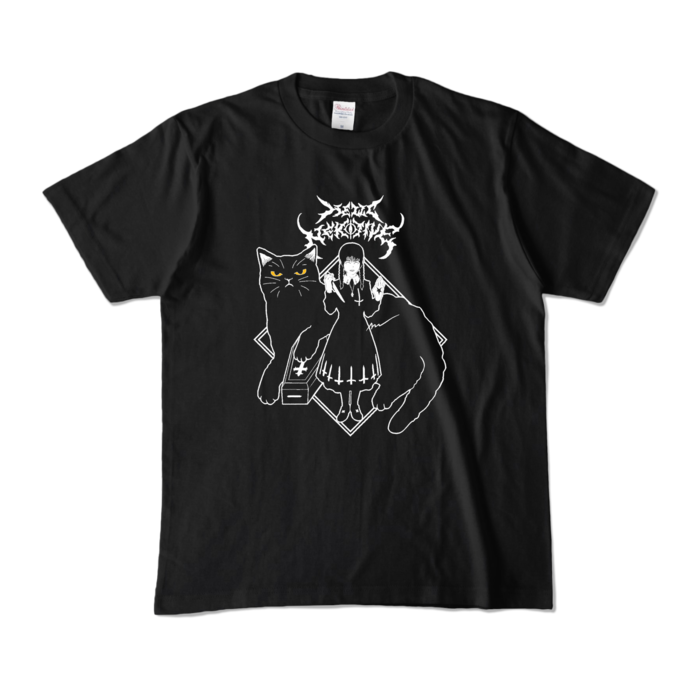 NGothic001Tシャツ - M - ブラック (濃色)