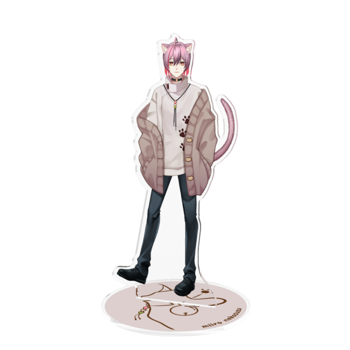 アクリルフィギュア - 160x160mm 帽子無しB