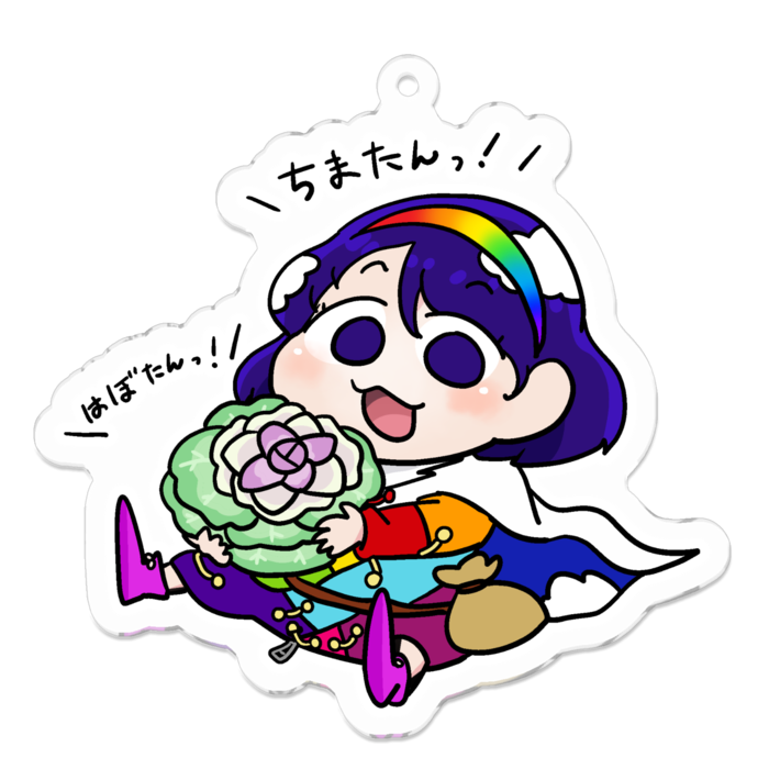 アクリルキーホルダー - 70 x 70 (mm)