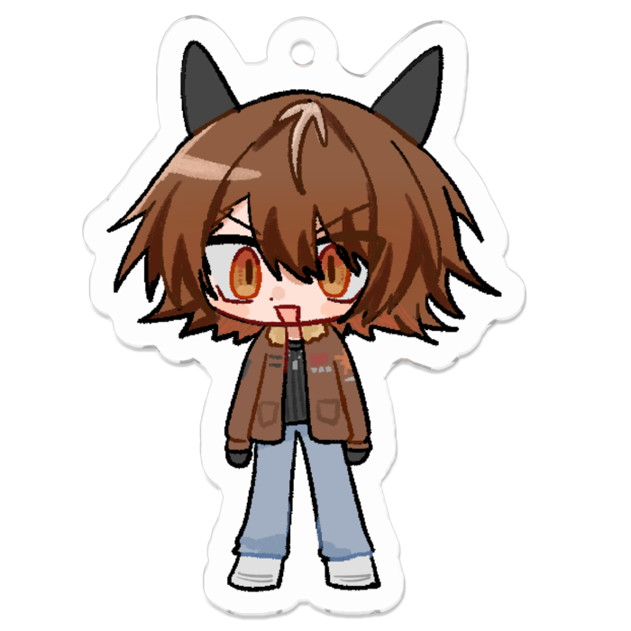 アクリルキーホルダー - 50 x 50 (mm)