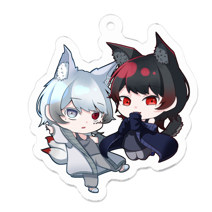 アクリルキーホルダー - 50 x 50 (mm)