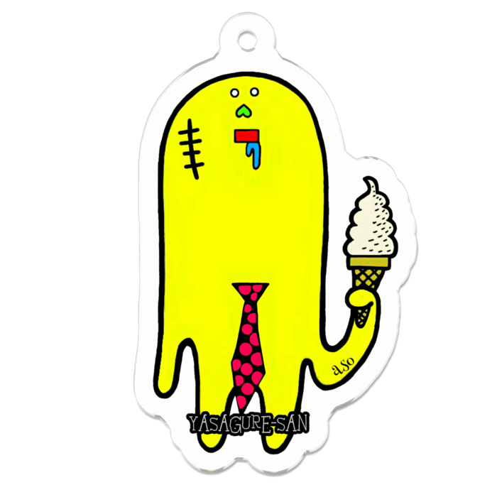 アクリルキーホルダー - 50 x 50 (mm)