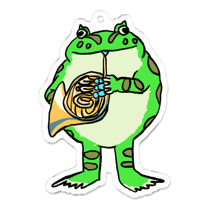 アクリルキーホルダー（コーティング） - 70 x 70 (mm)