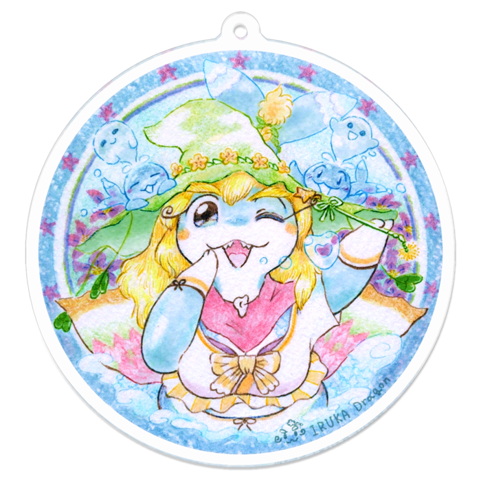 アクリルキーホルダー - 70 x 70 (mm)